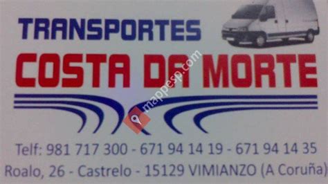 transporte costa da morte|TRANSPORTES COSTA DA MORTE, S.C.